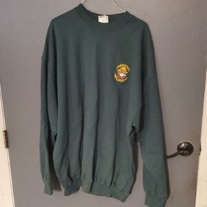 Green Smokey The Bear  Crewneck Sweater